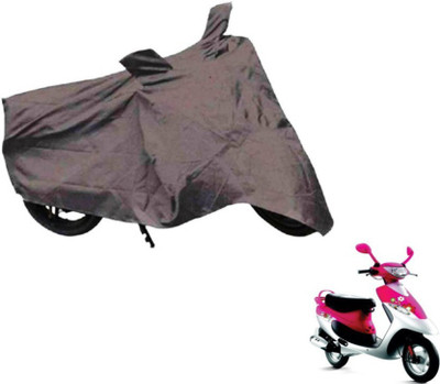 Gargi Traders Waterproof Two Wheeler Cover for TVS(Scooty Streak, Grey)