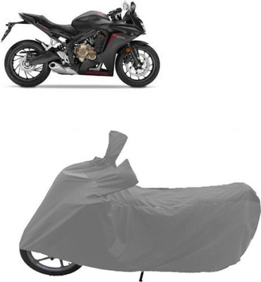 Gargi Traders Waterproof Two Wheeler Cover for Honda(CBR 650F, Grey)