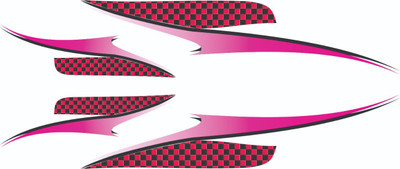 Just Rider Sticker & Decal for Bike(Multicolor)