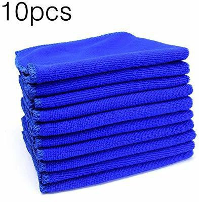 Tagve Microfiber Vehicle Washing  Cloth(Pack Of 10)