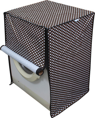 LITHARA Front Loading Washing Machine  Cover(Width: 66.04 cm, Brown, White)