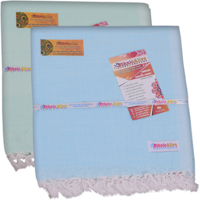 EthnicAlive Solid Single Throw for  AC Room(Silk, White)
