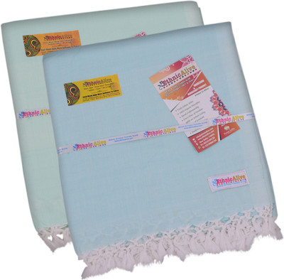 EthnicAlive Solid Single Throw for  AC Room(Silk, Multicolor)