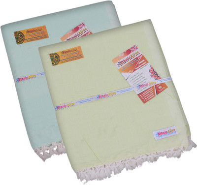 EthnicAlive Solid Single Throw for  AC Room(Silk, Multicolor)