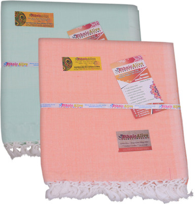 EthnicAlive Solid Single Throw for  AC Room(Silk, Multicolor)