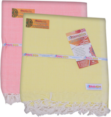 EthnicAlive Solid Single Throw for  AC Room(Silk, Multicolor)