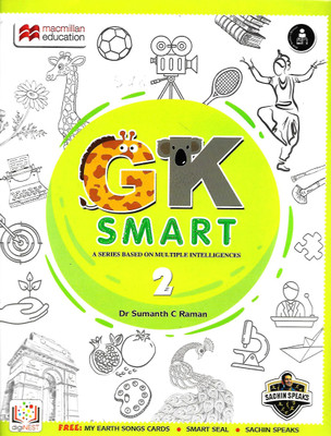 MACMILLAN EDUCATION G.K SMART (A SERIES BASED ON MULTIPLE INTELLIGENCES) CLASS 2(English, Paperback, DR SUMANTH C RAMAN)
