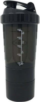 TrendZone 600 ml Tritan, Plastic Shaker(Pack of 1, Multicolor)