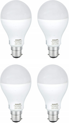 PHILIPS 17 W Basic Standard B22 LED Bulb(White, Pack of 4)
