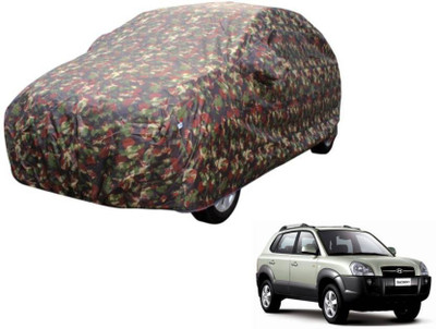 CREEPER Car Cover For Hyundai Tucson (With Mirror Pockets)(Multicolor)