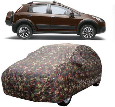 Bullseye Car Cover For Fiat Avventura (With Mirror Pockets)(Multicolor)