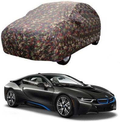 HD Eagle Car Cover For BMW I8 (With Mirror Pockets)(Multicolor)