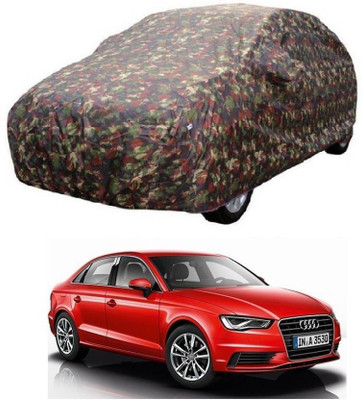 HD Eagle Car Cover For Audi A3 (With Mirror Pockets)(Multicolor)