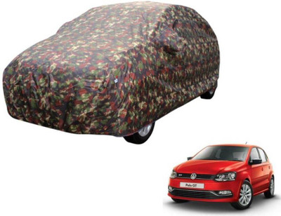 HD Eagle Car Cover For Volkswagen Polo GT (With Mirror Pockets)(Multicolor)