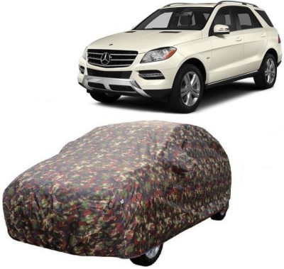 HD Eagle Car Cover For Mercedes Benz ML350 (With Mirror Pockets)(Multicolor)