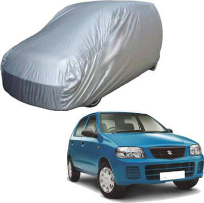 Trimanav Car Cover For Maruti Suzuki Alto (Without Mirror Pockets)(Silver)