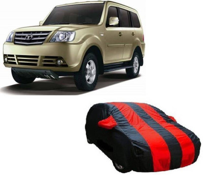AUTO STAR Car Cover For Tata Sumo Grande MK II (With Mirror Pockets)(Red, Blue)