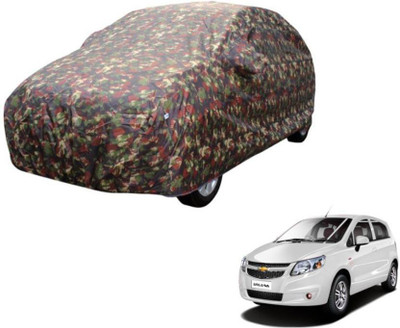 HD Eagle Car Cover For Chevrolet UVA (With Mirror Pockets)(Multicolor)