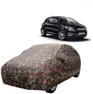 Gargi Traders Car Cover For Hyundai Accent (With Mirror Pockets)(Multicolor, For 2017 Models)