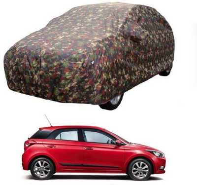 HD Eagle Car Cover For Hyundai Elite i20 (With Mirror Pockets)(Multicolor)