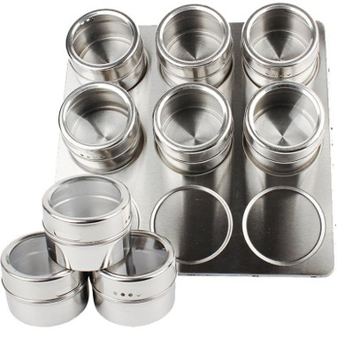 VVG TRADERS Spice Set Stainless Steel(9 Piece)
