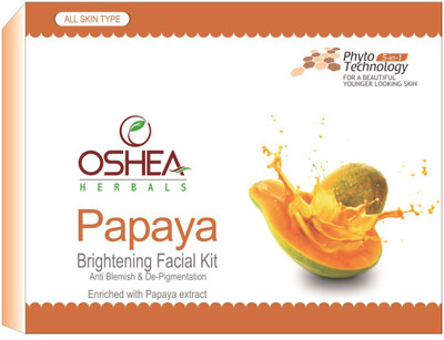 Oshea Herbals Papaya Facial Kit 209 g(Set of 5)