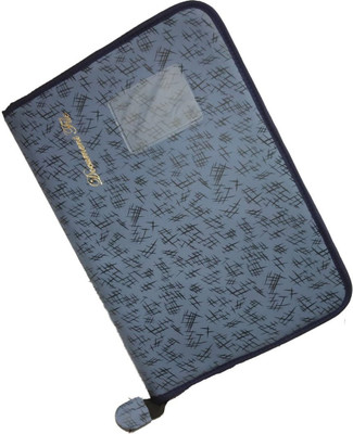 kittu Faux leather B4 size document bag with 20 inner leafs(Set Of 1, Blue)
