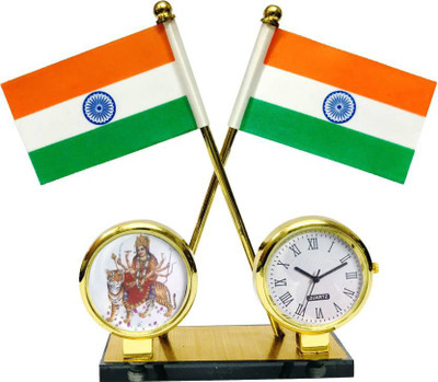 PEMIC INDIA Rectangle Car Dashboard Flag(Plastic)