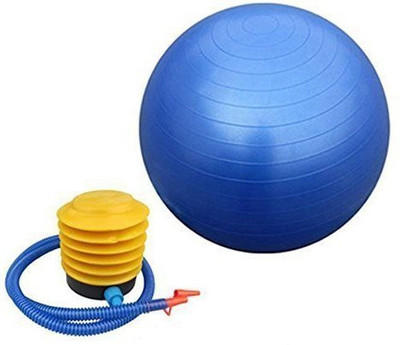 Vishisht Gym ball Yoga Ball Exercise Ball Swiss Ball with Foot Pump Gym Ball(With Pump)