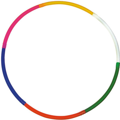 A To Z Traders Coloured Hoopa Hula, Multi Color Hula Hoop(Diameter - 45 cm)