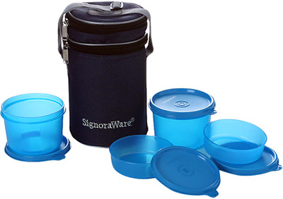 Signoraware Executive Lunch Box With Bag 4 Containers Lunch Box(1260 ml, Thermoware)