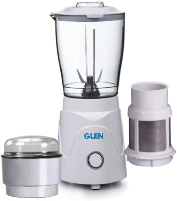 Glen Mini Blender & Grinder 350 W Mixer Grinder(SA4045BG | 2 Jars | White)