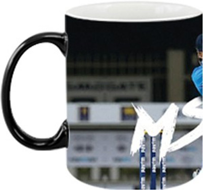 ARTBUG Ms Dhoni Best Captain Magic - 1022 Ceramic Coffee Mug(350 ml)