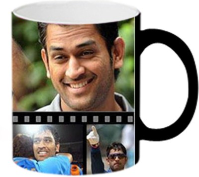 ARTBUG MS Dhoni -MagicMug 990 Ceramic Coffee Mug(350 ml)