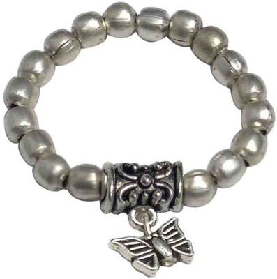 Gurjari Jewellers Oxidized Strachable Ring Brass Ring