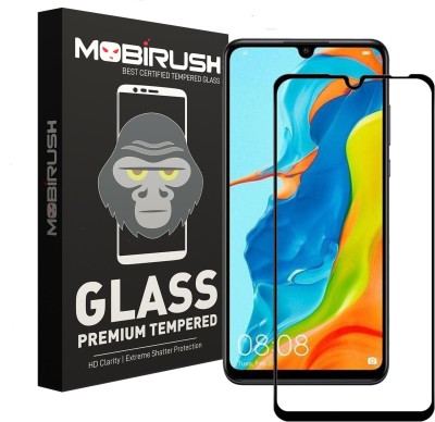 MOBIRUSH Edge To Edge Tempered Glass for Huawei Nova 4e(Pack of 1)