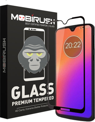 MOBIRUSH Edge To Edge Tempered Glass for Moto G7 Plus(Pack of 1)