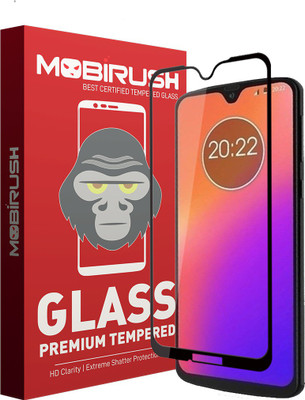 MOBIRUSH Edge To Edge Tempered Glass for Moto G7 Plus(Pack of 1)