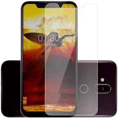 Kmp pOwer Tempered Glass Guard for Nokia 8.1(Pack of 1)
