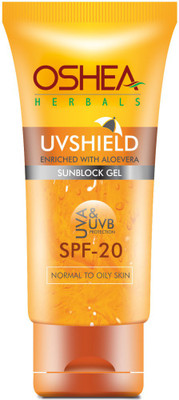 

Oshea Herbals UVSHIELD - Sunscreen Gel - SPF 20 PA+(120 g)