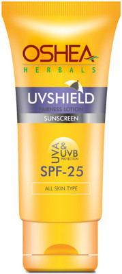 

Oshea Herbals UVSHIELD - Sun Screen Fairness Lotion - SPF 25 PA+(120 ml)