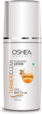 10% OFF on Oshea Herbals TURMERICLEAN - Cleansing Lotion 120 ML (Dry skin) Men & Women(120 ml)