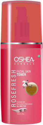 11% OFF on Oshea Herbals ROSEFRESH - Rose Petal and Tulsi Facial Skin Toner 120 ML (All skin types) Men & Women(120 ml) 11% OFF on Oshea Herbals ROSEFRESH - Rose Petal and Tulsi Facial Skin Toner 120 ML (All skin types) Men & Women(120 ml)