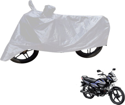 Gargi Traders Waterproof Two Wheeler Cover for Hero(Splendor Pro Classic, Silver)