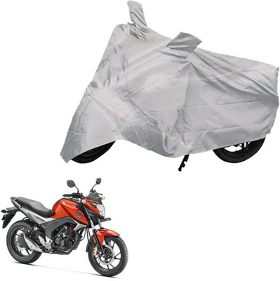 Gargi Traders Waterproof Two Wheeler Cover for Honda(CBR 650F, Silver)