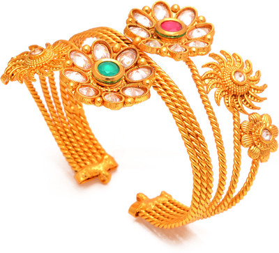 mohit jewellers Copper Gold-plated Bangle Set(Pack of 4)