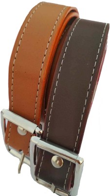 FOREVER99 Boys & Girls Formal, Casual Tan, Brown Texas Leatherite Belt