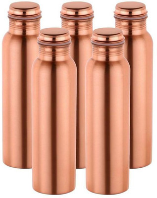 U Nick 5000 ml Copper Bottle(Pack of 5, Brown)