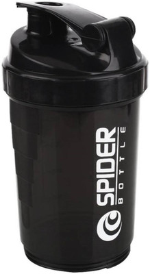 TrendZone 600 ml Plastic Shaker(Pack of 1, Black)