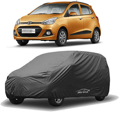 JMDi Car Cover For Hyundai Grand i10 (Without Mirror Pockets)(Grey)